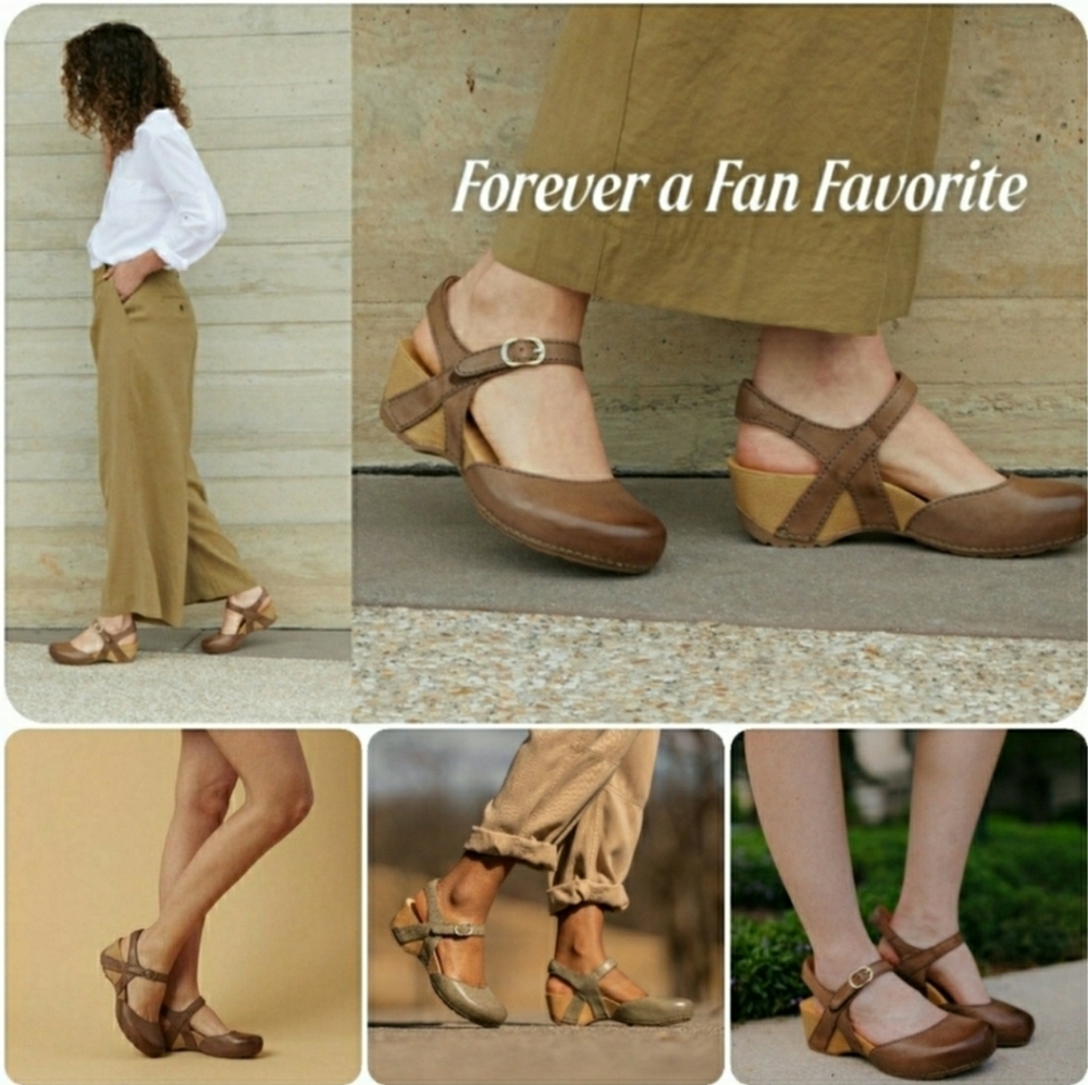 🌿Reserved for Anika🌿Mushroom Dansko Tiffani Strappy Sandals Boho Cottage♡ 39 - Picture 5 of 9